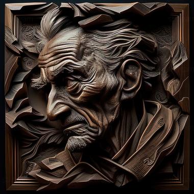 3D model Ivan Albright 1897  1983 American artist (STL)